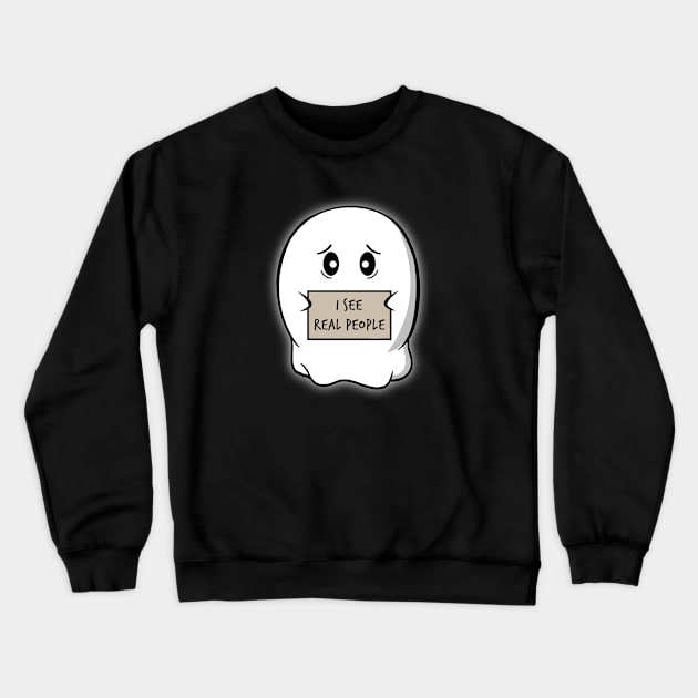 I see real people Crewneck Sweatshirt by ormadraws